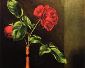 Still LIfe with Rose - 马丁·约翰逊·赫德